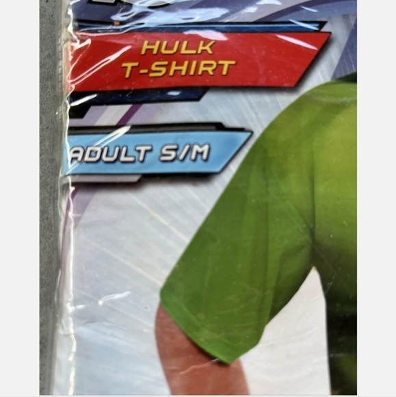 NWT Avengers Assemble Hulk T-Shirt Men's Small/Medium S/M Halloween Costume New - Picture 3 of 4